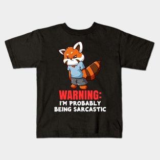 red panda lover Kids T-Shirt